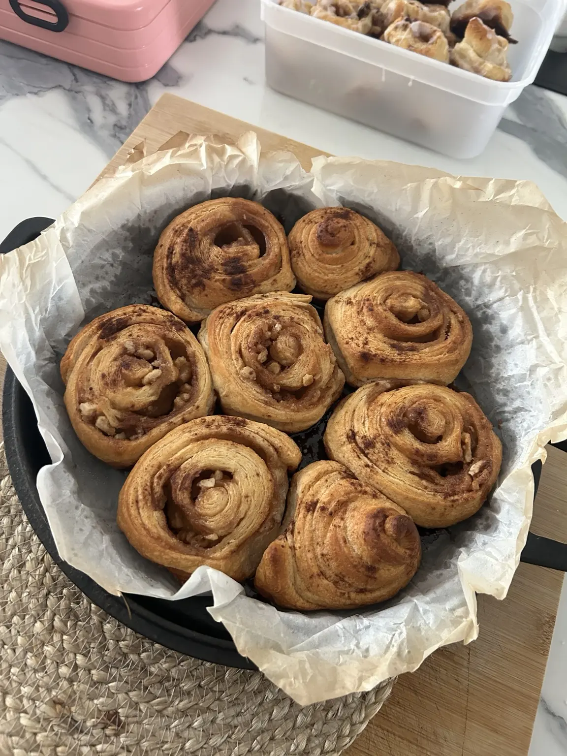 Cinnamon Rolls van de Kamado
