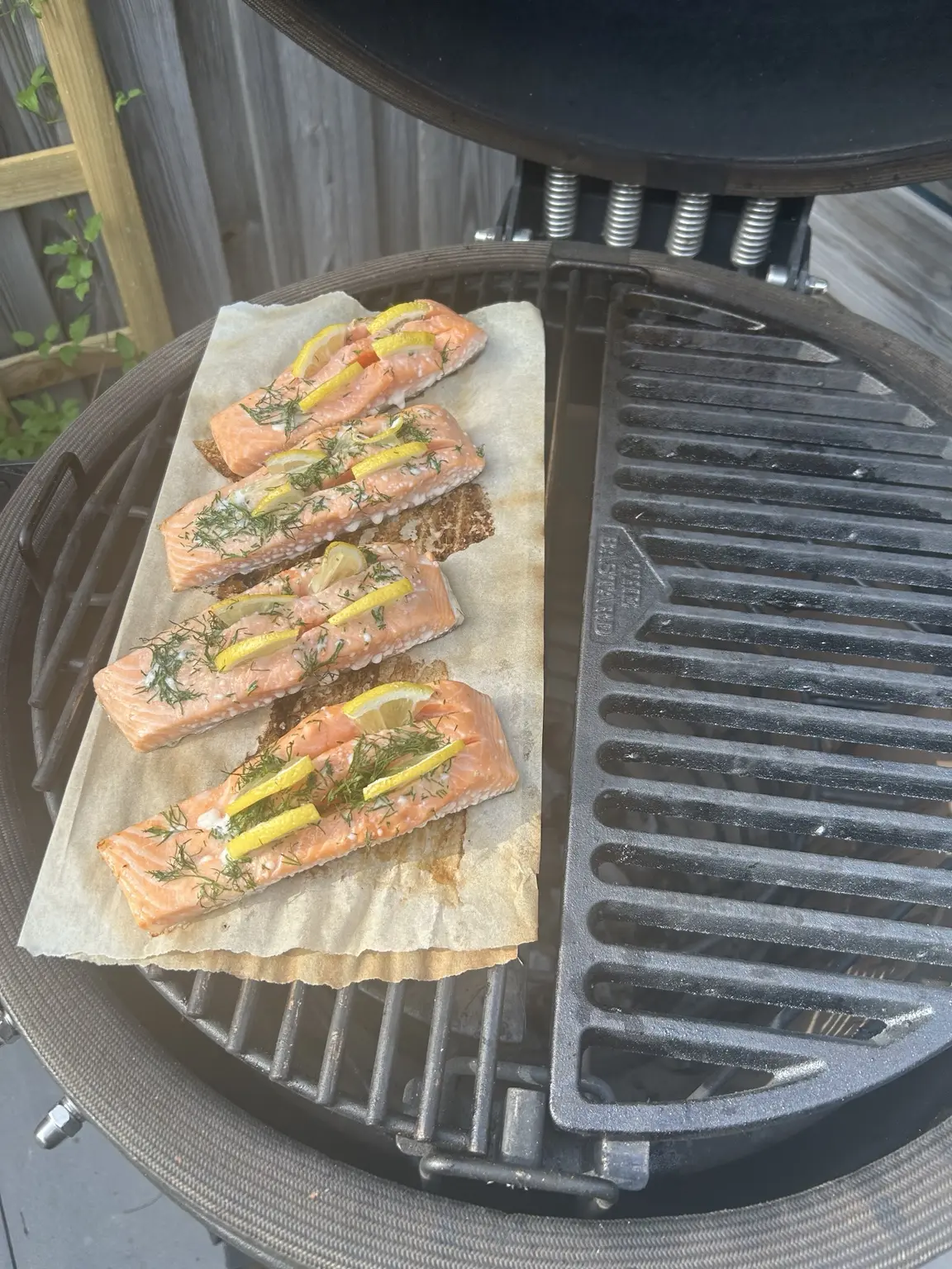 Zalm met Fish Rub, Dille & Citroen